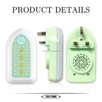 ZIKI TIME ZK3S-02 Zikir & Ruqyah, cadeau islamique musulman, lecture automatique 24h/24, lampe LED intelligente à brancher sur prise murale, haut-parleur de sourate du Coran