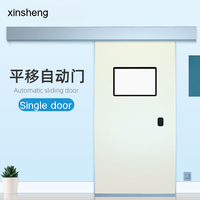 Puerta Corredera Hermética Automática para Quirófano de Hospital, Puerta Corredera con Sensor de Huella Dactilar, Puerta para Cuarto Limpio