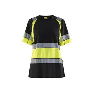 BLAKLADER-T-shirt haute visibilité pour femme 341010309933S Noir/Jaune-EAN 7330509856611 HI-VIS WORKWEAR - Product Image 1