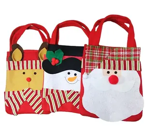 Hot Selling Merry Christmas decorations non-woven Christmas Handbag For Sale