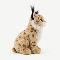 Juguete de Peluche de Lince Simulado de 25 cm, Súper Suave, Muñeco de Peluche de Lince Rojo, Recuerdo de Zoológico, Regalo de Cumpleaños para Niños