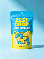 Sachets Doypack durables à fermeture éclair avec dos en aluminium, imprimés sur mesure, de qualité alimentaire, pour sucre, bonbons et snacks