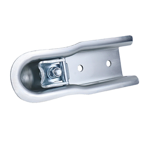 Coupleur droit à boule de remorque, taille 2, canal de 2-1/2 pouces, capacité 3500 LBS, attache de sécurité pour remorque - Product Image 4