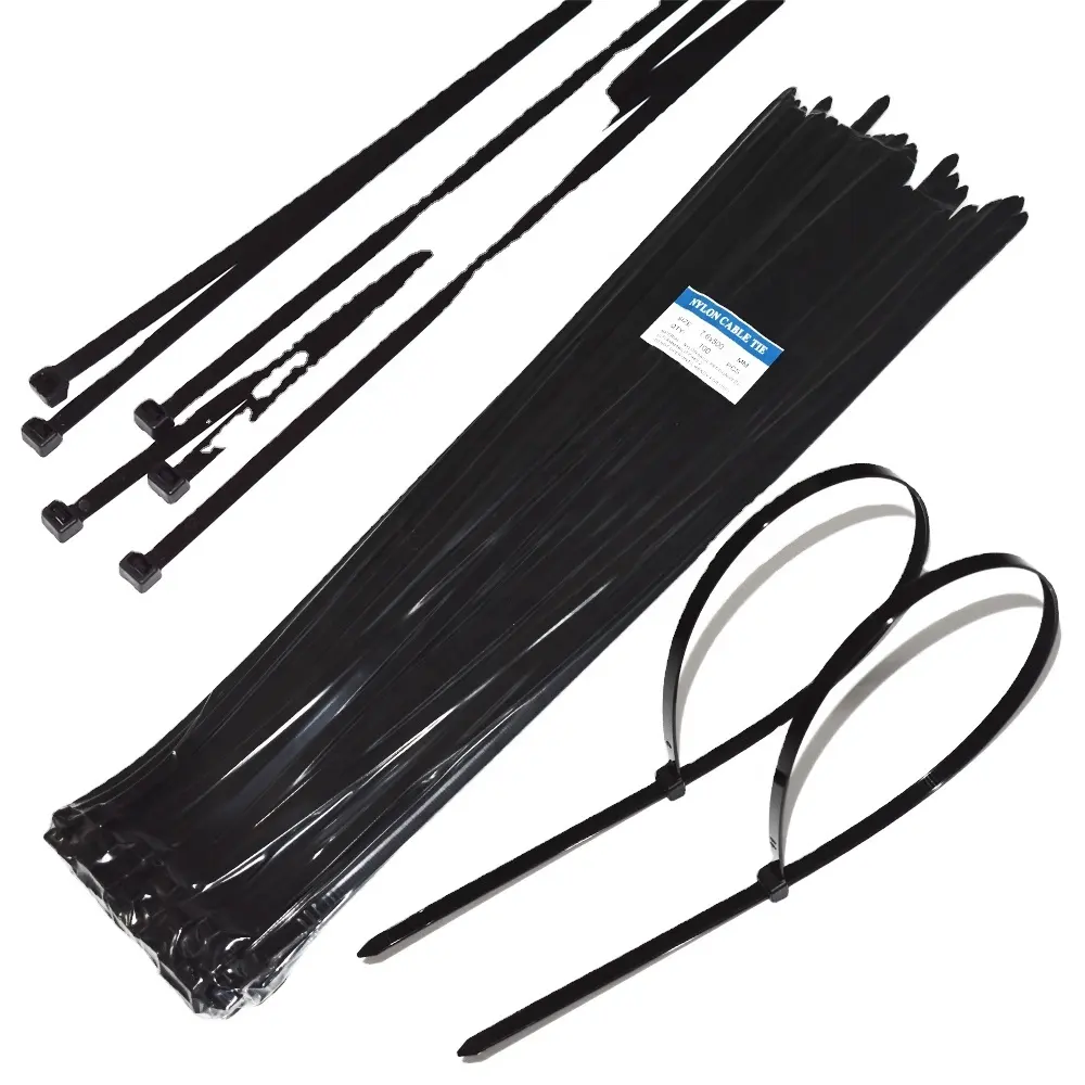 New Type 2.5*200 mm Plastic Zip Ties Nylon Cable Tie Self Locking Plastic Cable Ties with Low Price and High Quality