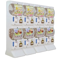 Distributeur automatique de capsules de jouets Tomy Gachapon blanc 45-70 mm TR554 avec monnayeur en plastique