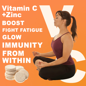 OEM <strong>1000mg</strong> <strong>Vitamin</strong> <strong>C</strong> Effervescent Tablets Sugar-Free Orange Flavor with Zinc Energy Boost and Immune Support <strong>Vitamins</strong> - Product Image 3