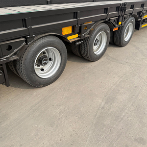 Semirremolque de Plataforma Baja de 3 Ejes para Artículos Grandes que No Se Pueden Desmontar Durante el Transporte, Semirremolque Lowboy Personalizado - Product Image 3