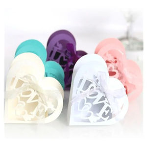 Boîte cadeau en papier pour la Saint-Valentin Love Heart Candy <span class=keywords><strong>Dragee</strong></span> Box Emballage de chocolat d'<span class=keywords><strong>anniversaire</strong></span> de mariage Boîte cadeau d'emballage - Product Image 1