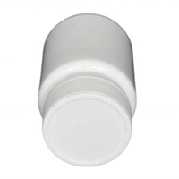 60ml Original Usine HDPE Blanc Médecine Capsules Conteneur Pilule Bouteille avec Bouchon à Vis Forme Ronde conception Logo Personnalisé