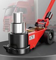 Cric hydraulique pneumatique 50T/100T à pression d'air stable, capacité de levage puissante, pour tous types de véhicules utilitaires lourds et usage quotidien