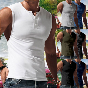 Camiseta Deportiva Unisex de Punto, 100% Poliéster, de Secado Rápido y Transpirable, Chaleco sin Mangas con Logotipo Frontal para Maratón - Product Image 2