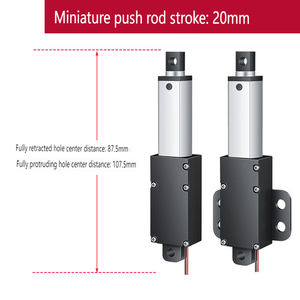 XYT DC Electric Micro Mini Motor <span class=keywords><strong>de</strong></span> varilla <span class=keywords><strong>de</strong></span> empuje 6V/12V/24V para <span class=keywords><strong>Lego</strong></span> Robot Sweeper Aluminio duradero con construcción <span class=keywords><strong>de</strong></span> imán permanente - Product Image 5