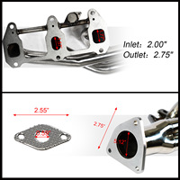 Penjualan Langsung Pabrik untuk RX8 RX-8 OLIVER Pipa Knalpot & Manifold Modifikasi Stainless Steel Banana TP-1075-S