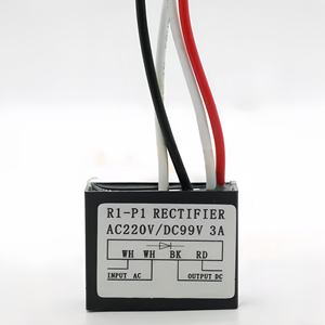 R1-P1 SNXRON 200VAC a 90VDC/99VDC 3A <span class=keywords><strong>Rectificador</strong></span> <span class=keywords><strong>de</strong></span> Diodos <span class=keywords><strong>de</strong></span> Potencia <span class=keywords><strong>de</strong></span> <span class=keywords><strong>Media</strong></span> <span class=keywords><strong>Onda</strong></span> para Freno <span class=keywords><strong>de</strong></span> Motor - Módulo Industrial <span class=keywords><strong>de</strong></span> 4 Hilos con Encapsulado Plástico - Product Image 3