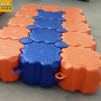 Cubes Flottants Modulaires Multi-usages Bateau Jetski Flotteur Dock Blocs Surf sur les Vagues Pont Flottant pour Plateforme de Marche