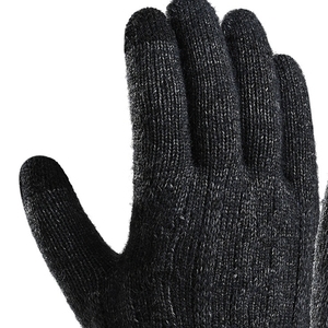 Gants Tricotés Jacquard FF3191 pour Hommes, Conduite Cyclisme, Moufles Doublées <span class=keywords><strong>Polaire</strong></span> Temps Froid, Écran Tactile, Gants d'Hiver Chauds pour <span class=keywords><strong>Homme</strong></span> - Product Image 2