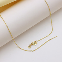 Collier ajustable en laiton plaqué or 18 carats en forme de O, style classique Kadi, pour la fabrication de bijoux de mode