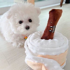 Juguete Interactivo para Perros: Cubo de Papel para Olfatear y Recoger Excrementos, Peluche Sostenible con Sonido para Mascotas - Product Image 5