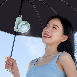 Umbrella-<b>Clip</b> Mini Portable Fan Rechargeable 2000mAh Low-Noise <b>Clip</b>-On Circulation Cooling Outdoor - Product Image 1