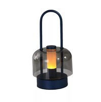 Lampe de table LED moderne nordique, simple et luxueuse, sans fil, à commande tactile, rechargeable, corps en aluminium, décoration de restaurant en plein air
