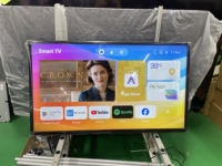 Grosir Pabrik TV Pintar 55 Inch LED Televisi 4K Android Wifi TV Logo Kustom Ekspor Global