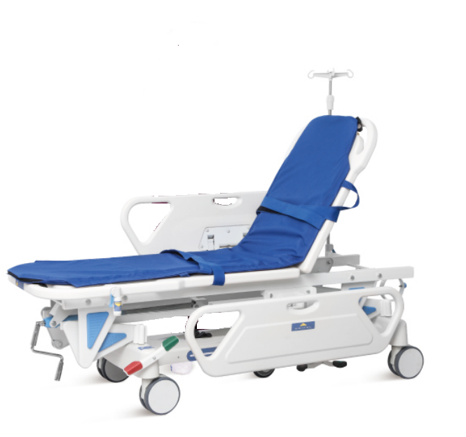 Hospital Emergency Transfer Trolley Clinical Manual Transfer Cart