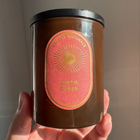 Autocollant de luxe en papier texturé avec logo personnalisé, dorure à chaud et gaufrage 3D pour pots de bougies parfumées et bouteilles