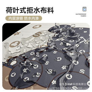 Housse de machine à laver Ouwei personnalisée en tissu Oxford épaissi, enduite d'argent, anti-poussière, résistante à l'eau, anti-UV, avec fermeture éclair - Product Image 4