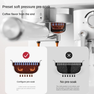 Cafetera Doméstica Semiautomática Controlada por Aplicación, Cafetera Espresso Inteligente con Pantalla a Color - Product Image 3