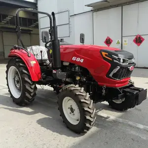 China farm 50hp 4x4 utility agricultural tractors 4WD with cultivator