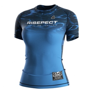 Maillot de compression pour femme avec soutien musculaire, protection UPF50+, extensible dans 4 directions, anti-transpiration et bande antidérapante en silicone pour l'entraînement en salle de sport - Product Image 1