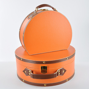 Bán buôn tùy chỉnh vòng âm nhạc Hộp quà tặng đồ trang sức sang trọng lưu trữ trường hợp và cam nửa vòng vali hộp - Product Image 4