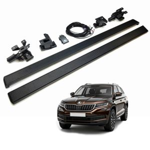 Estribos Eléctricos WJ Power para <span class=keywords><strong>Skoda</strong></span> <span class=keywords><strong>Kodiak</strong></span> 17-25, Escalones Laterales de Aleación de Aluminio, OEM/ODM - Product Image 1