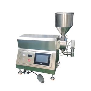 Pompe doseuse rotative semi-automatique à commande PLC avec auto-étalonnage pour miel, confiture, soda, lait, en acier inoxydable, de type bureau - Product Image 4