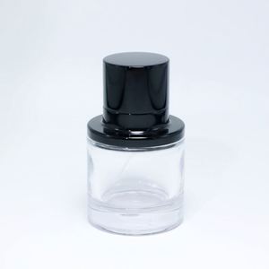 Wholesale Round Clear Glass Perfume <b>Bottles</b> <b>50ml</b> & 100ml Luxury with Magnetic Cap Screen Printing Eco-Friendly & Leak Proof - Product Image 5