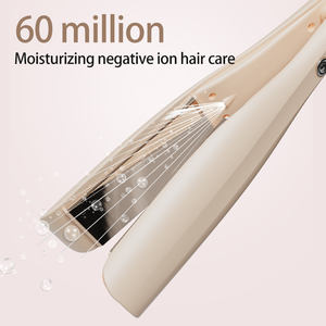 Vente en gros Pince à frange à double usage pour friser et lisser <span class=keywords><strong>Petit</strong></span> mini lisseur portable à ions négatifs - Product Image 4