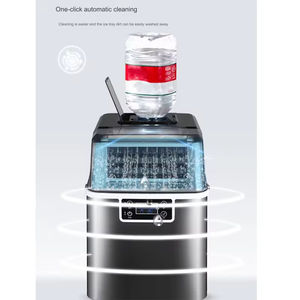Máquina de hielo doméstica de nuevo diseño, máquina de hielo inteligente automática comercial de 35 kg, máquina de hielo pequeña, mini y portátil - Product Image 3