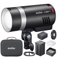 Flash de Fotografía Portátil para Exteriores Godox Ad300pro II, con Control Remoto Inalámbrico, Recargable, 300W, Metálico, Venta al Por Mayor