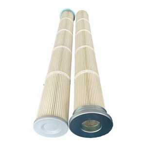 मजबूत औद्योगिक धूल कलेक्टर सेल प्लेट फिल्टर स्टेनलेस स्टील टॉप लोडिंग एंटी-स्टैटिक प्लेक्टेड बैग फिल्टर कारतूस - Product Image 1