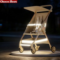 Fabriqué en Chine, chariot en métal léger, poussette pliable, adaptée aux tout-petits, poussette utilisable pour s'asseoir ou s'allonger