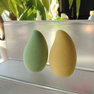 Спонжи для макияжа в форме фруктов, милые инструменты для макияжа, дизайнерский блендер для макияжа, ультрамягкий спонж для макияжа в форме манго - Product Image 5