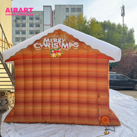 Ballon gonflable de haute qualité de tente de maison de Santa pour l'activité d'affaires