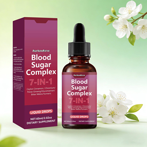 Gouttes liquides complexes pour la glycémie 7-en-1 |   Soutient la glycémie saine avec de la cannelle, du ginseng et du chrome (60 ml) - Product Image 3