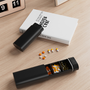 Logo personalizzato ogni giorno tre compartimenti pillola Organizer scatola medicina <span class=keywords><strong>contenitore</strong></span> vitaminico <span class=keywords><strong>per</strong></span> esterno - Product Image 1