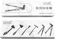 Marteau de percussion médical pour examen des nerfs, multifonctionnel, triangulaire, pour réflexes nerveux, classe II, garantie 1 an