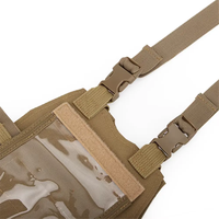 2025 Molle chasse ID titulaire tactique poitrine pochette pour licence/téléphone/cartes étanche Nylon Document organisateur