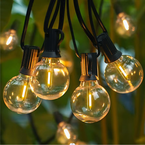 Luci Decorative a LED G40 ST38 Edison Bubble S14, Lampada a Cherosene Impermeabile IP65 per Matrimoni e Feste all'Aperto - Product Image 2