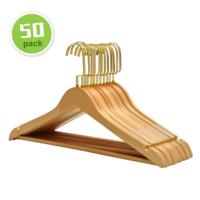 Cintres en bois haut de gamme, finition lisse, cintres en bois massif, vente en gros, cintres pour la maison