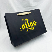 Bolsas de Papel para Compras de Boutique con Logotipo Estampado en Relieve, Bolsa de Papel Personalizada para Minoristas de Ropa
