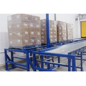 금속 강철 중력 롤러 컨베이어 테이블 물류 창고 제조 생산 라인 전원 롤러 컨베이어 제조업체 - Product Image 4